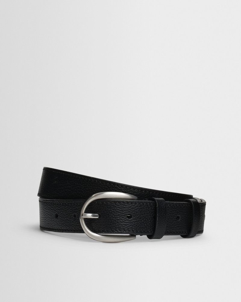 Calsen - Black Western Leather Belt 1