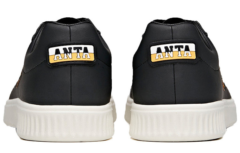 ANTA ANTA Keep Moving Skateboarding Series Sneakers 'Black Yellow White' 112118060-2 outlook