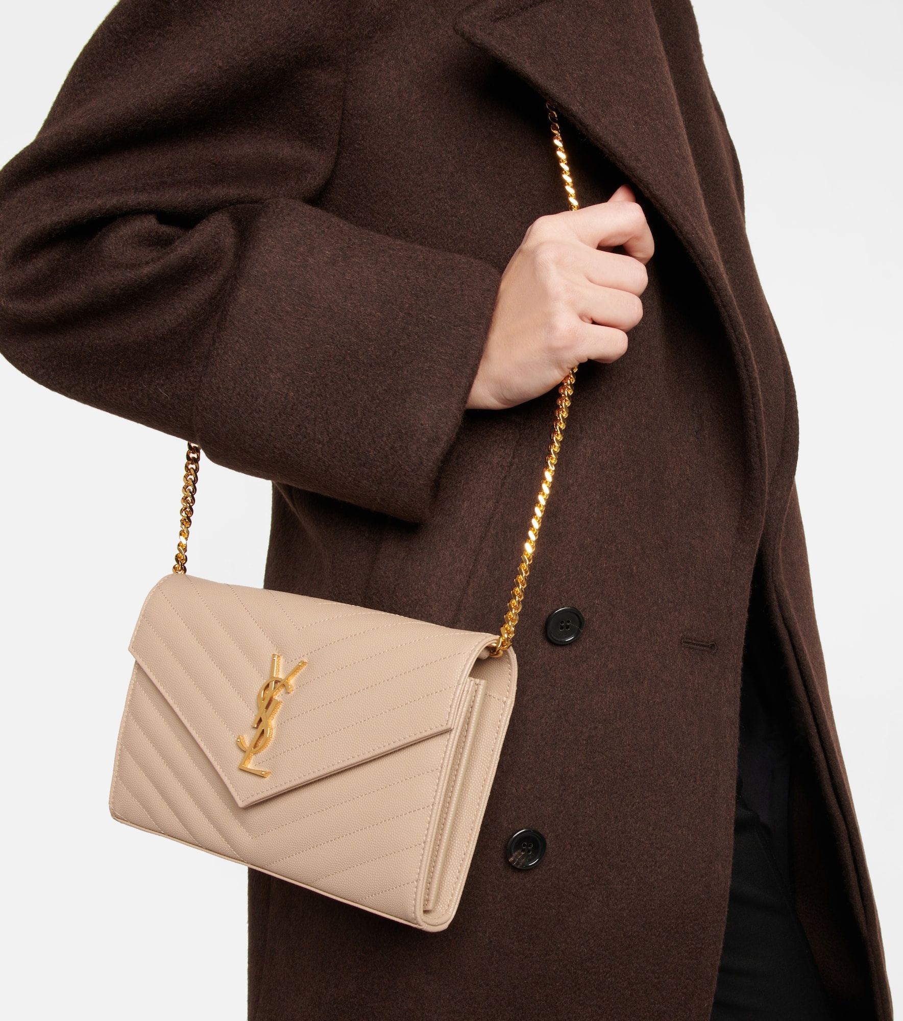 Cassandre matelassé leather wallet on chain - 6