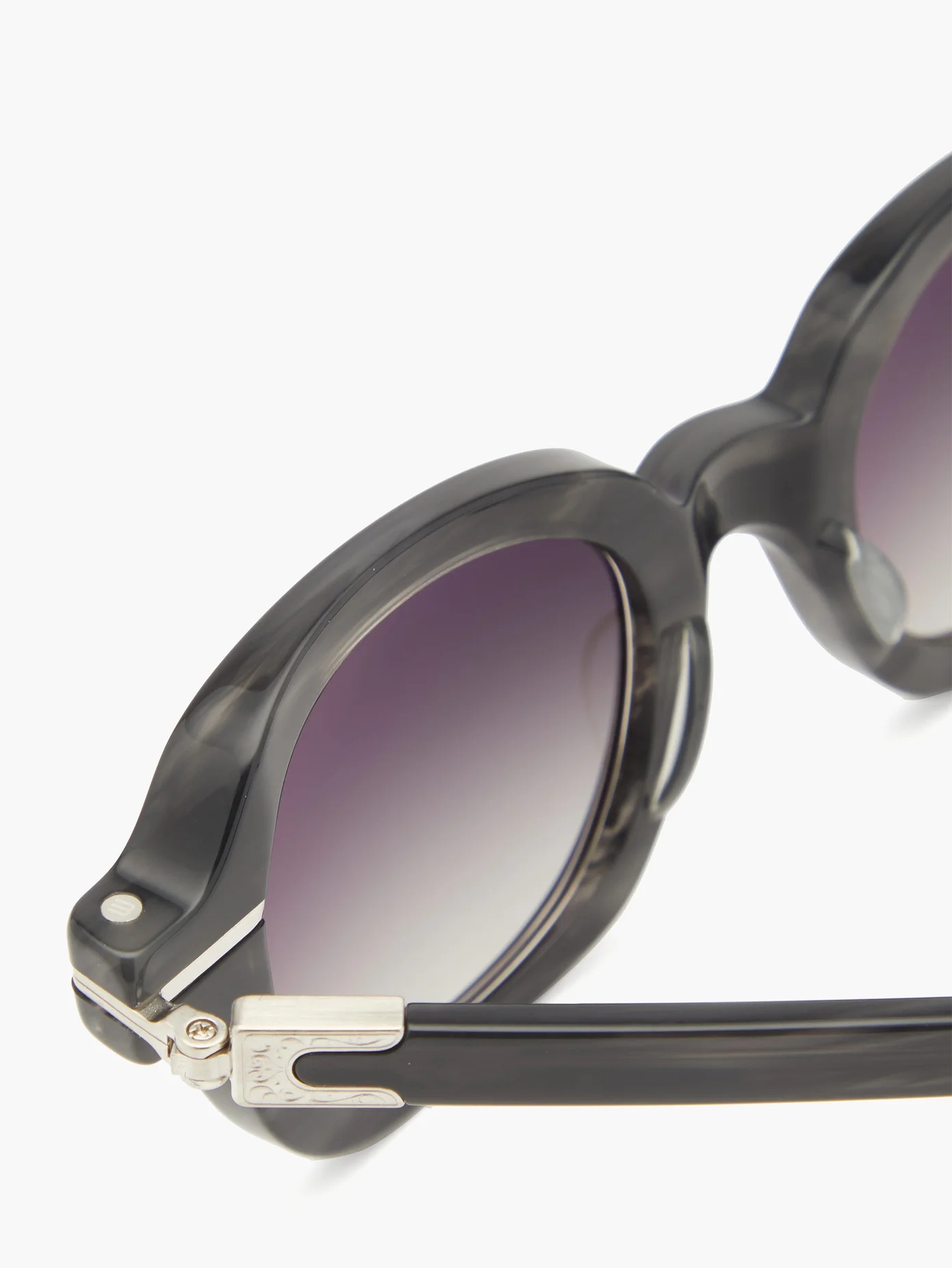 Square acetate sunglasses - 5