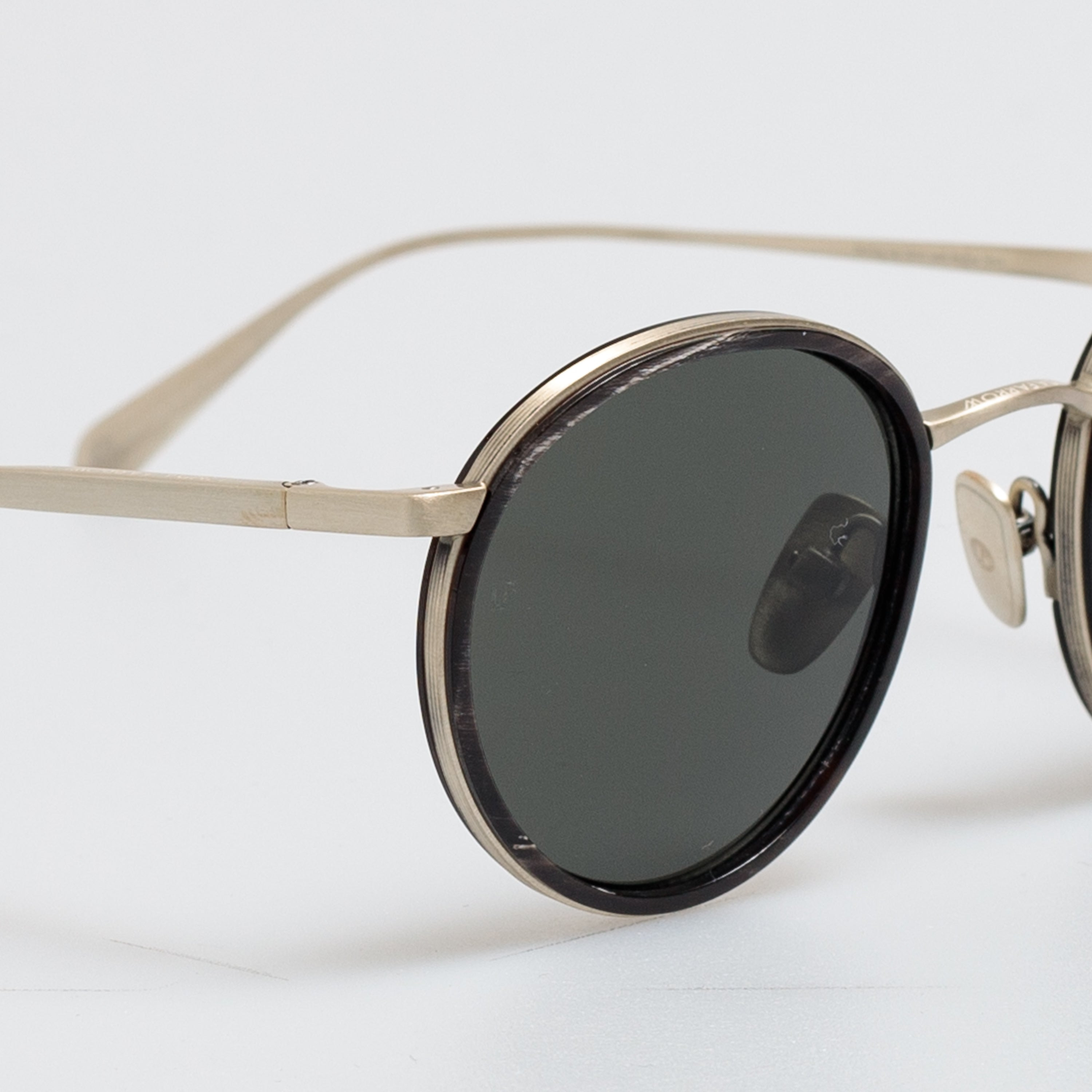 Chaplin Sunglasses in Buffalo Horn and 925 Sterling Silver - 3