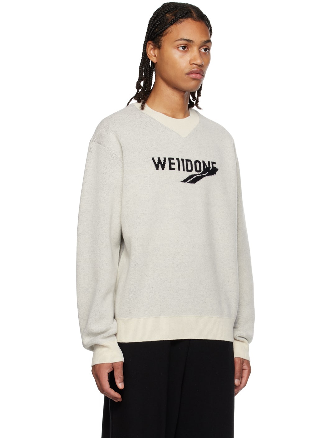 Gray Crewneck Sweater - 2
