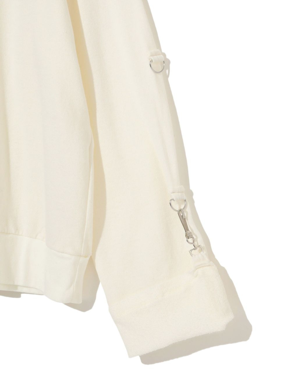 ring-detail sweatshirt - 5