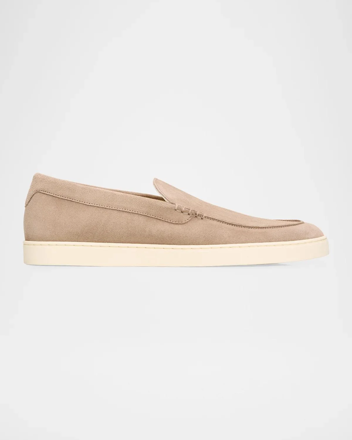 Men's Leather Moc-Toe Loafers - 1