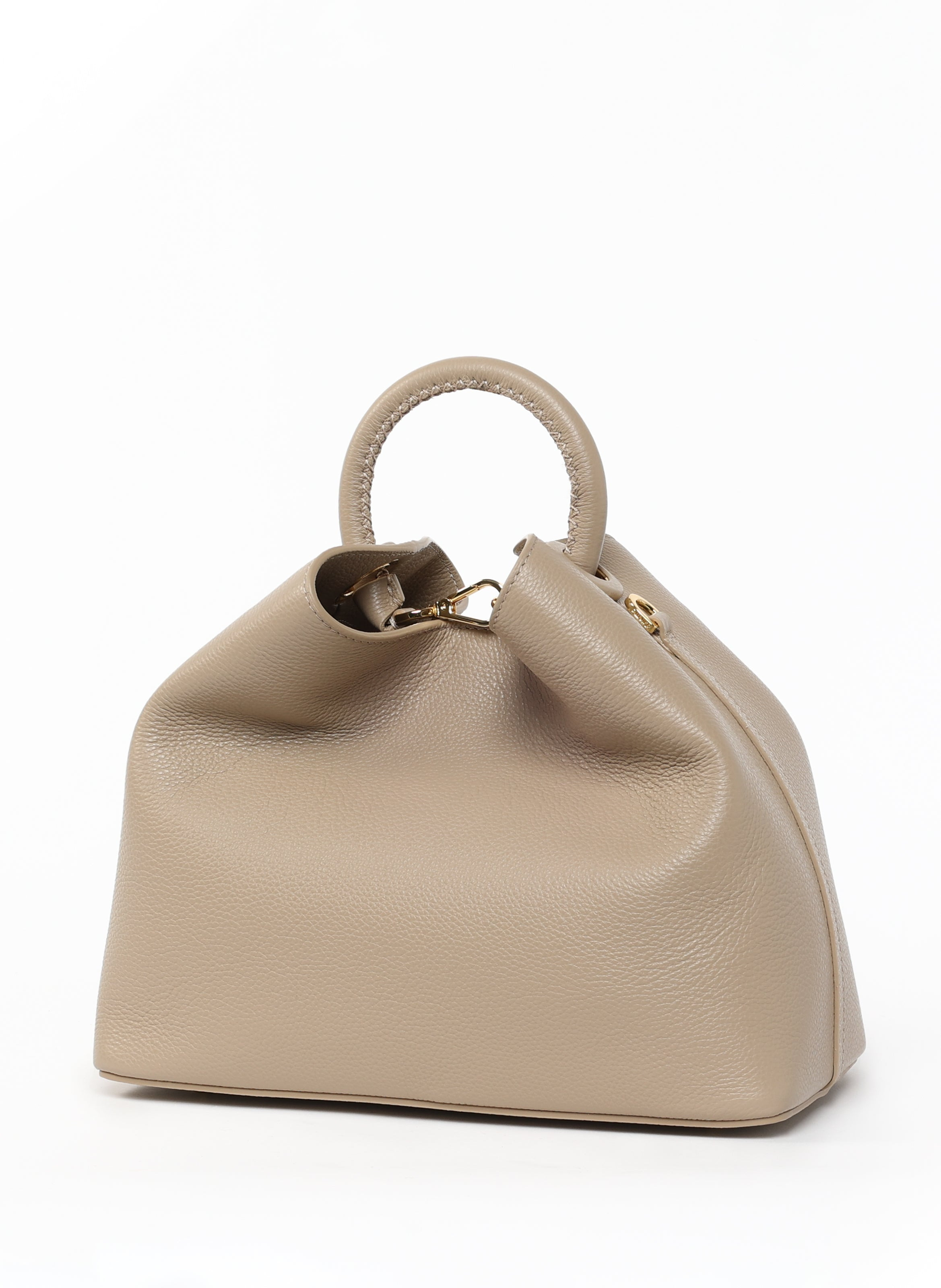 Raisin Pebbled Leather Taupe - 3