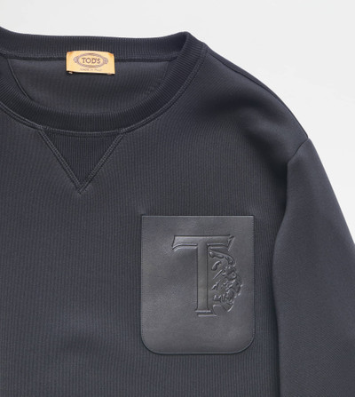 Tod's SWEATSHIRT IN SCUBA FABRIC - BLACK outlook