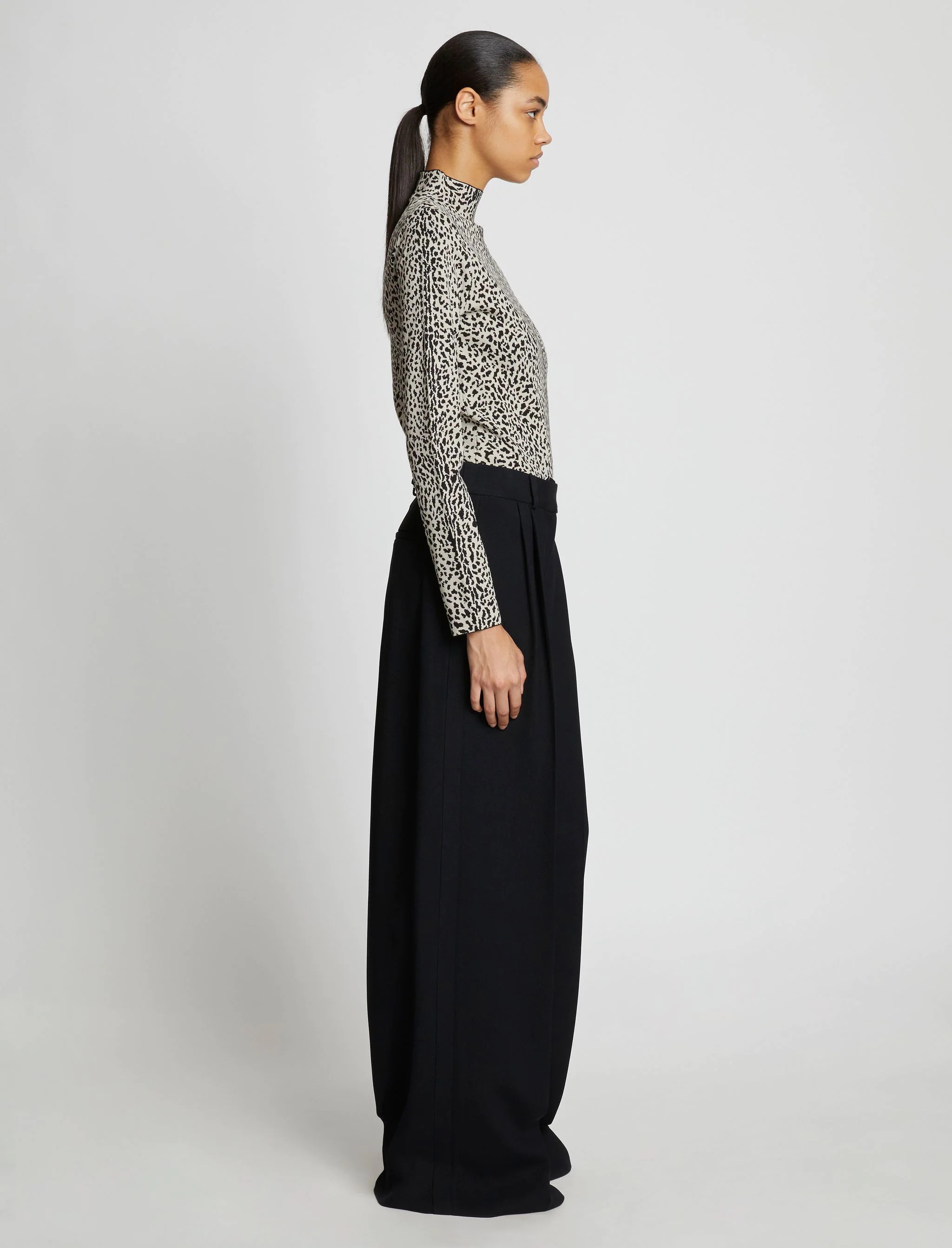 Cheetah Jacquard Turtleneck - 4
