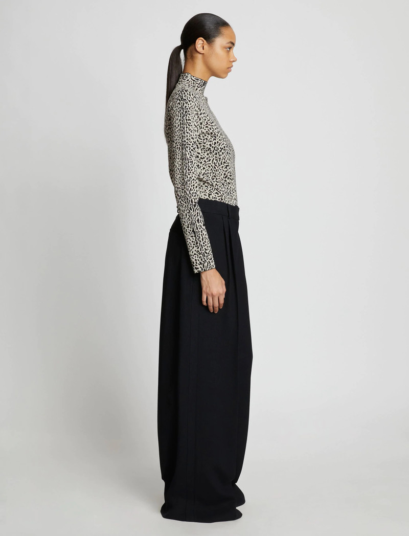 Cheetah Jacquard Turtleneck 4