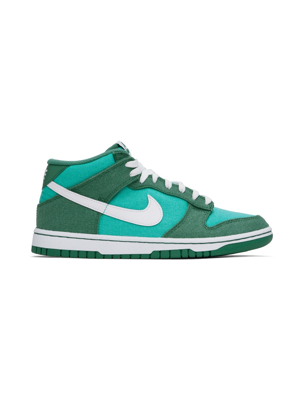 Green Dunk Mid Sneakers - 1