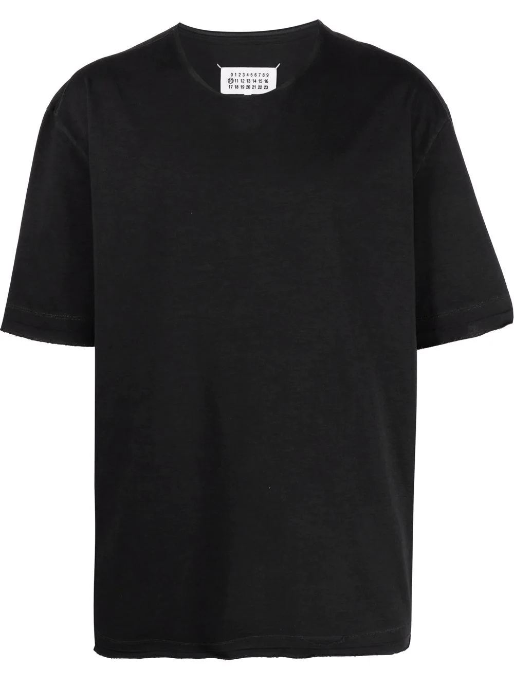 raw-edge oversized T-shirt - 1