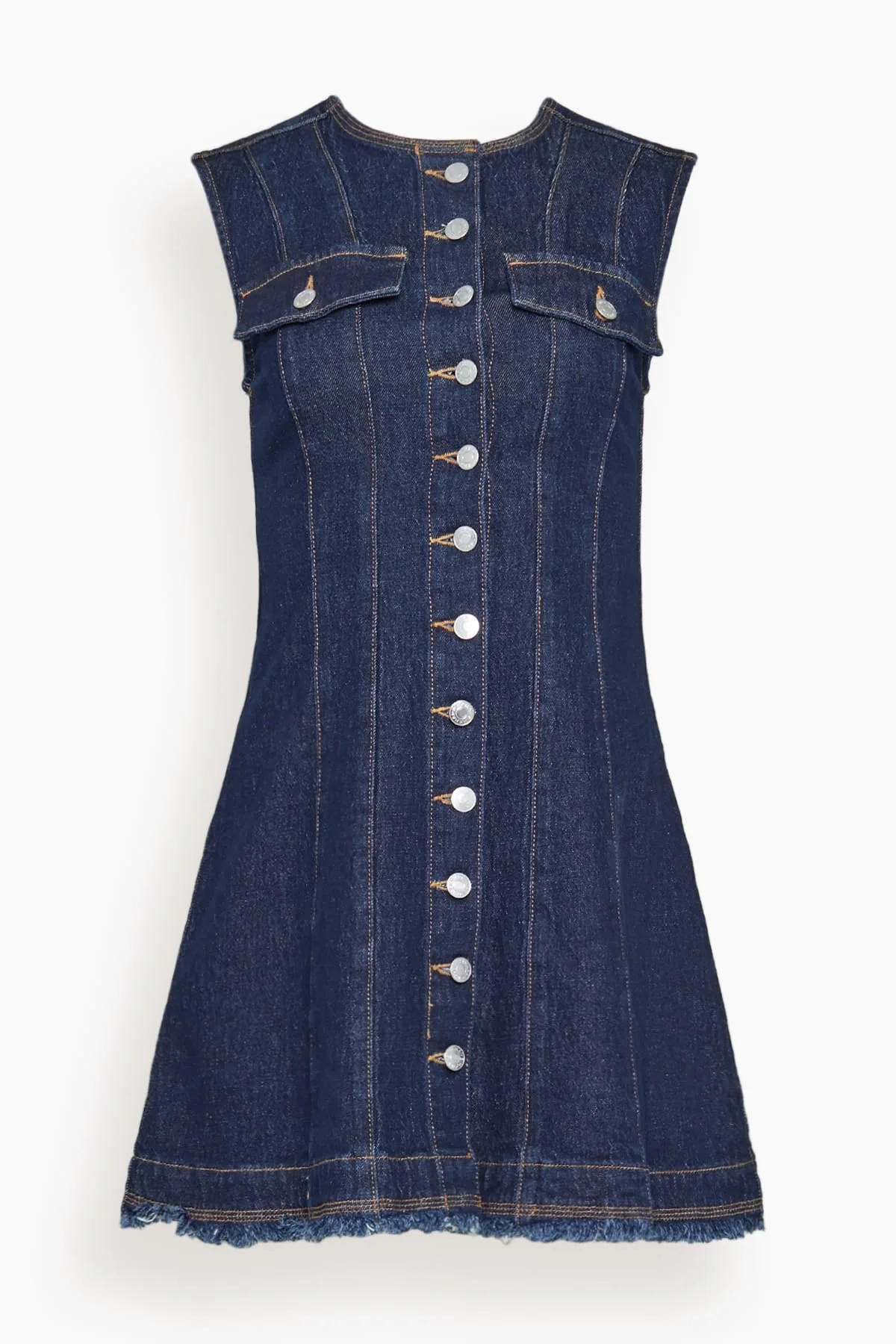 Hanley Mini Dress in Indigo Rinse - 1