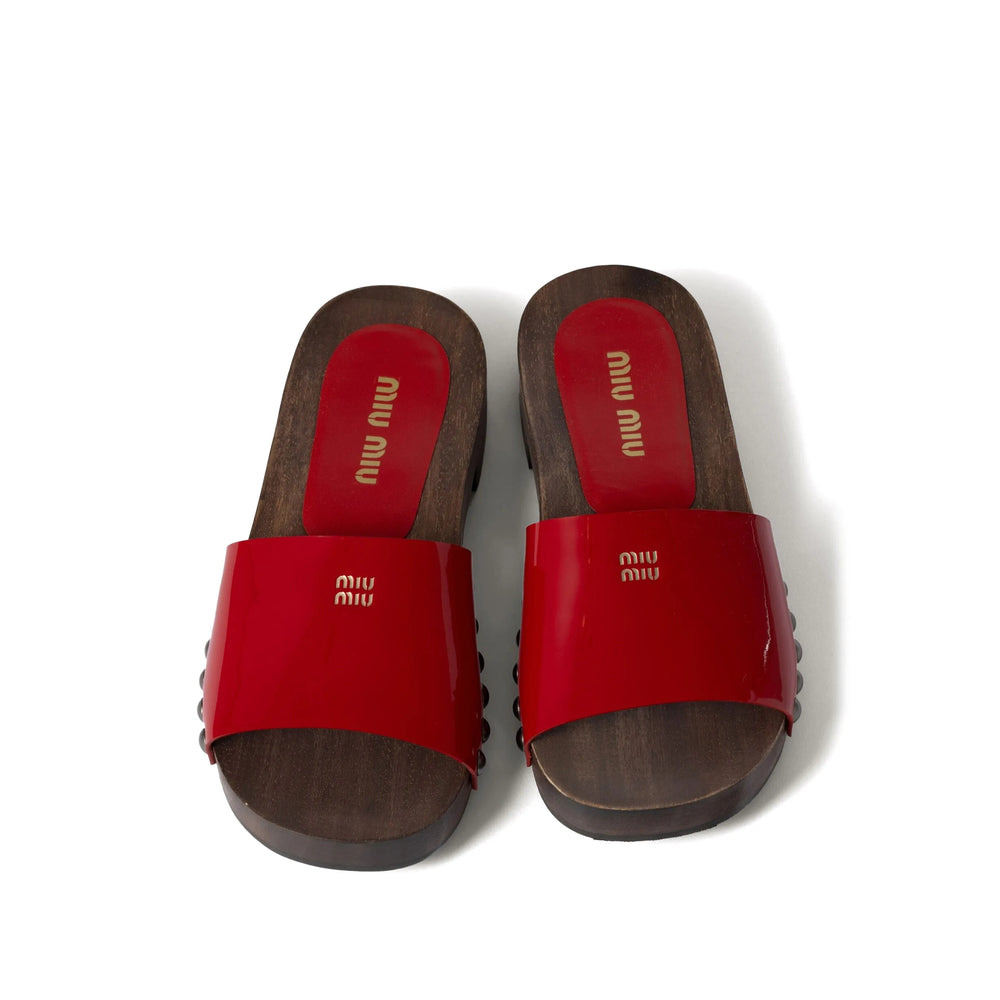 Miu Miu Red Sandals Women - 2