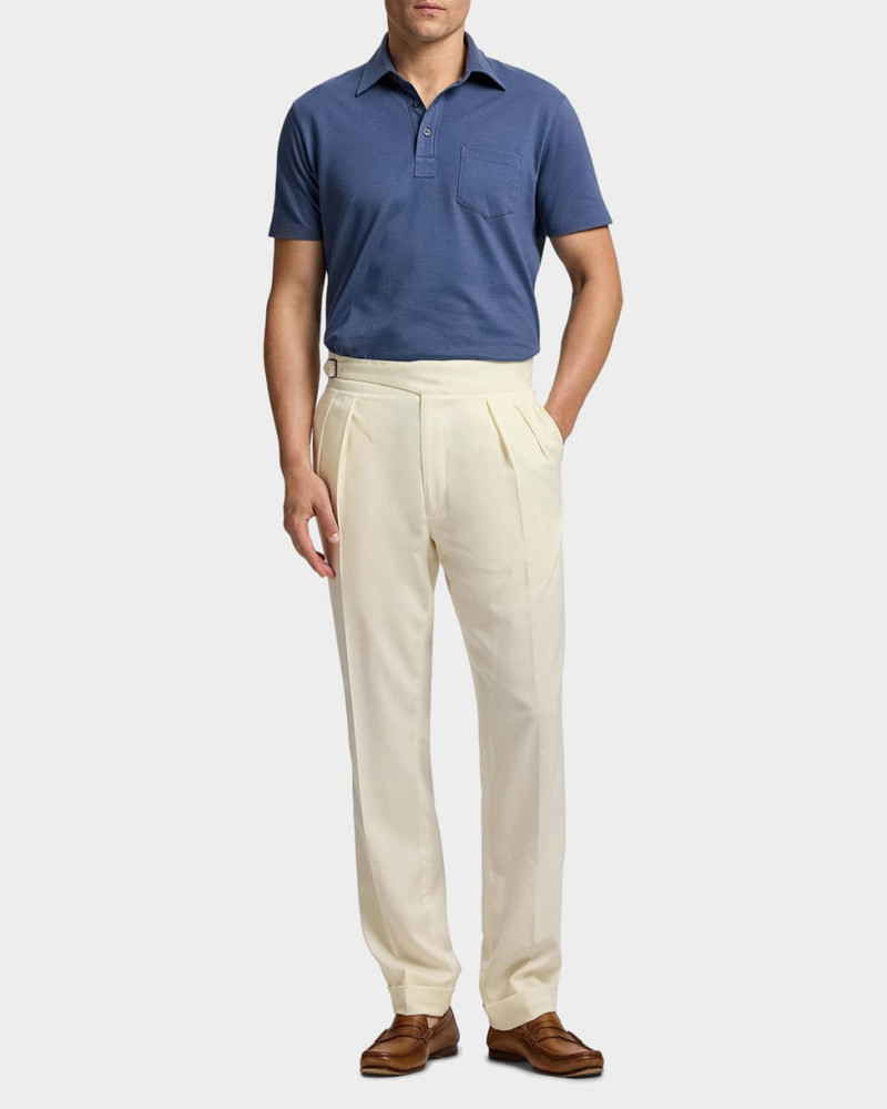 Ralph Lauren Men's Cotton and Cashmere Pocket Polo Shirt outlook