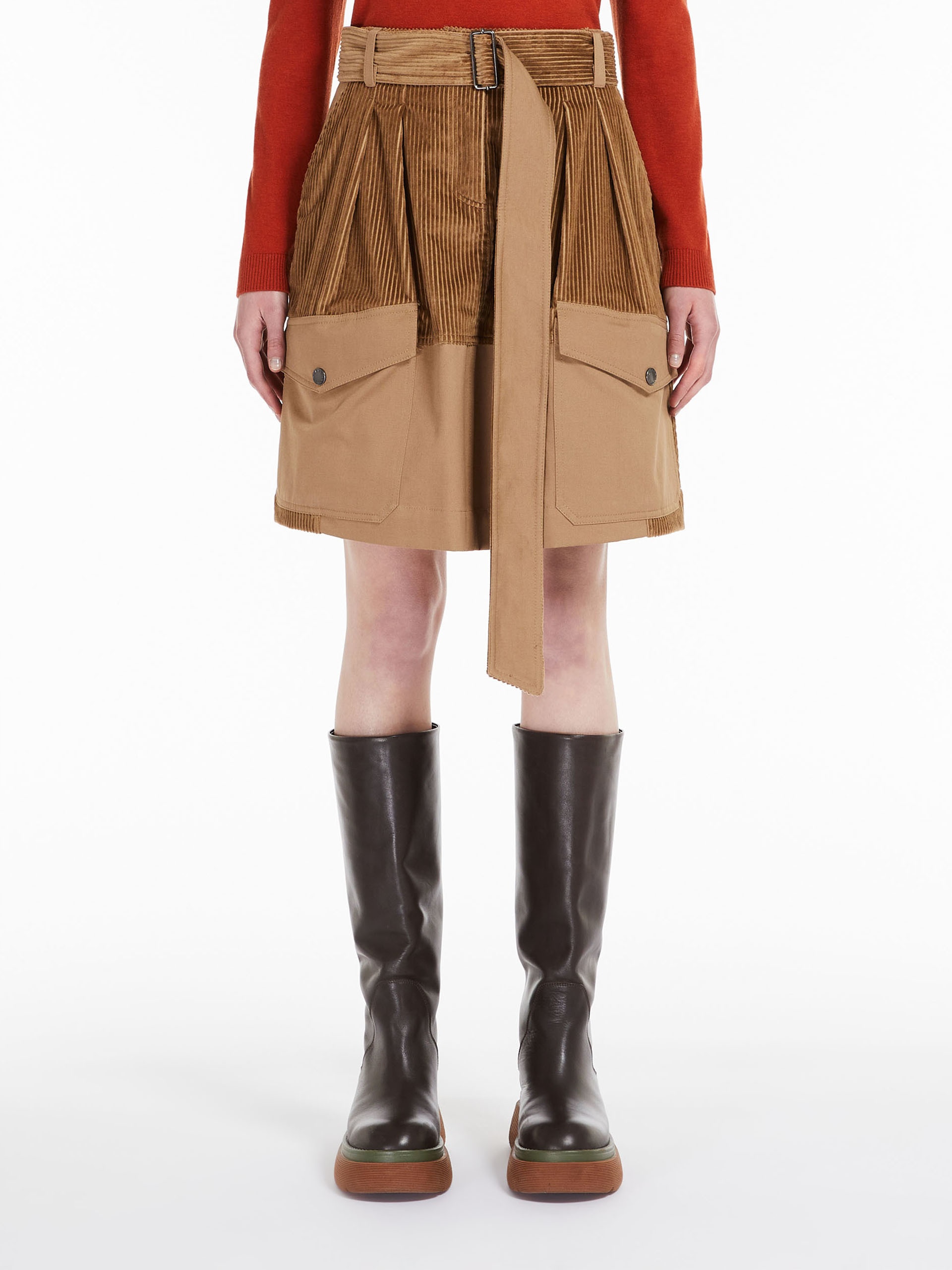CHICCA Velvet skirt - 3