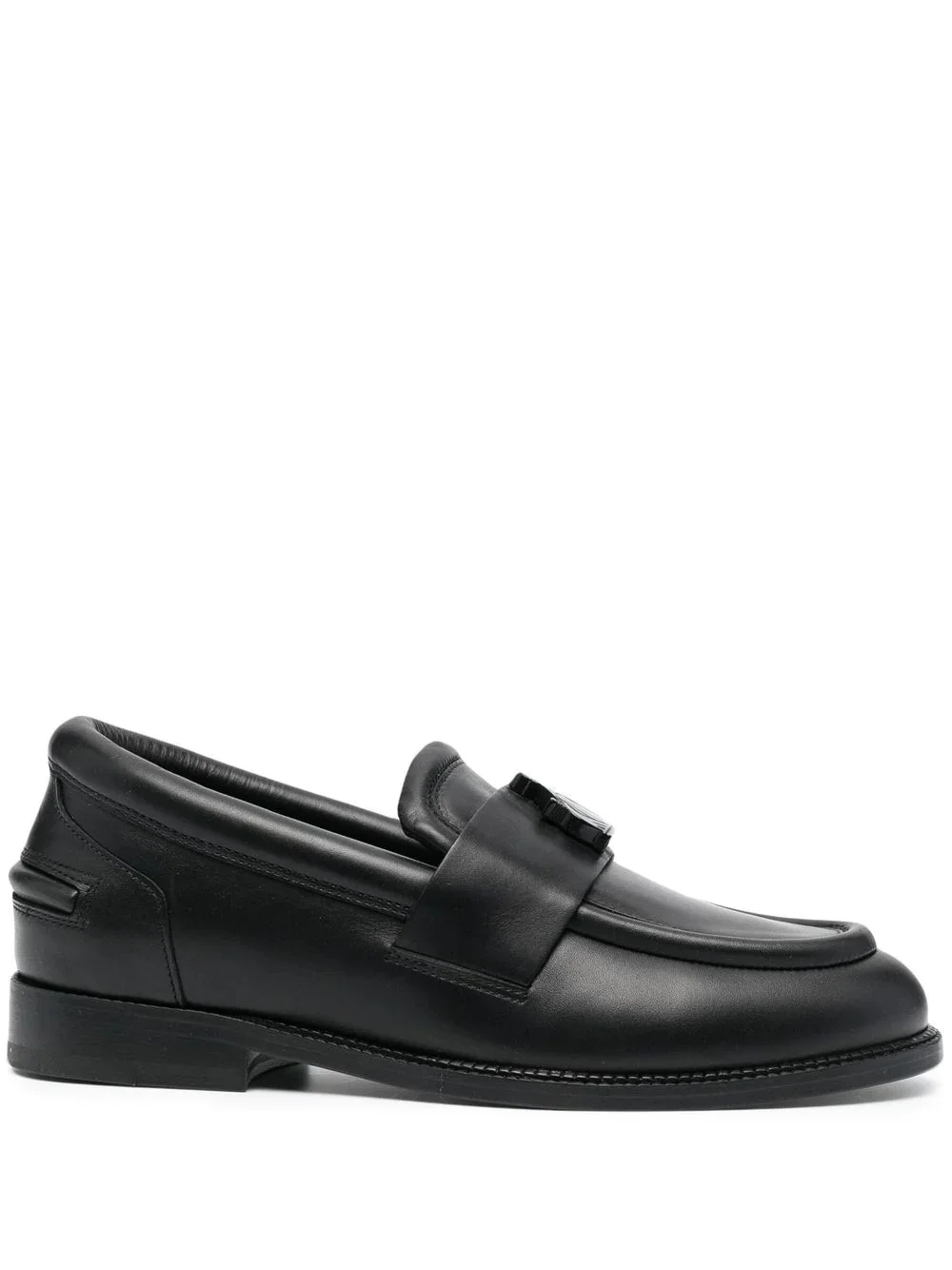 logo slip-on loafers - 1