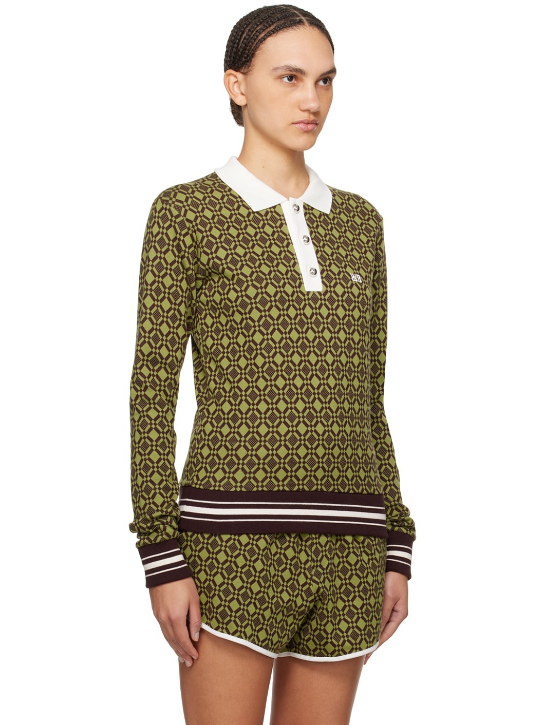 Green & Brown 'The Power' Polo - 2