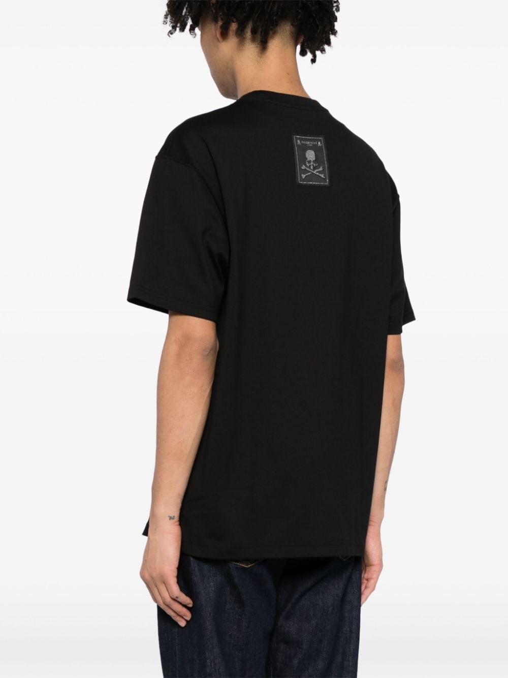 Skull Warrior-print cotton T-shirt - 4