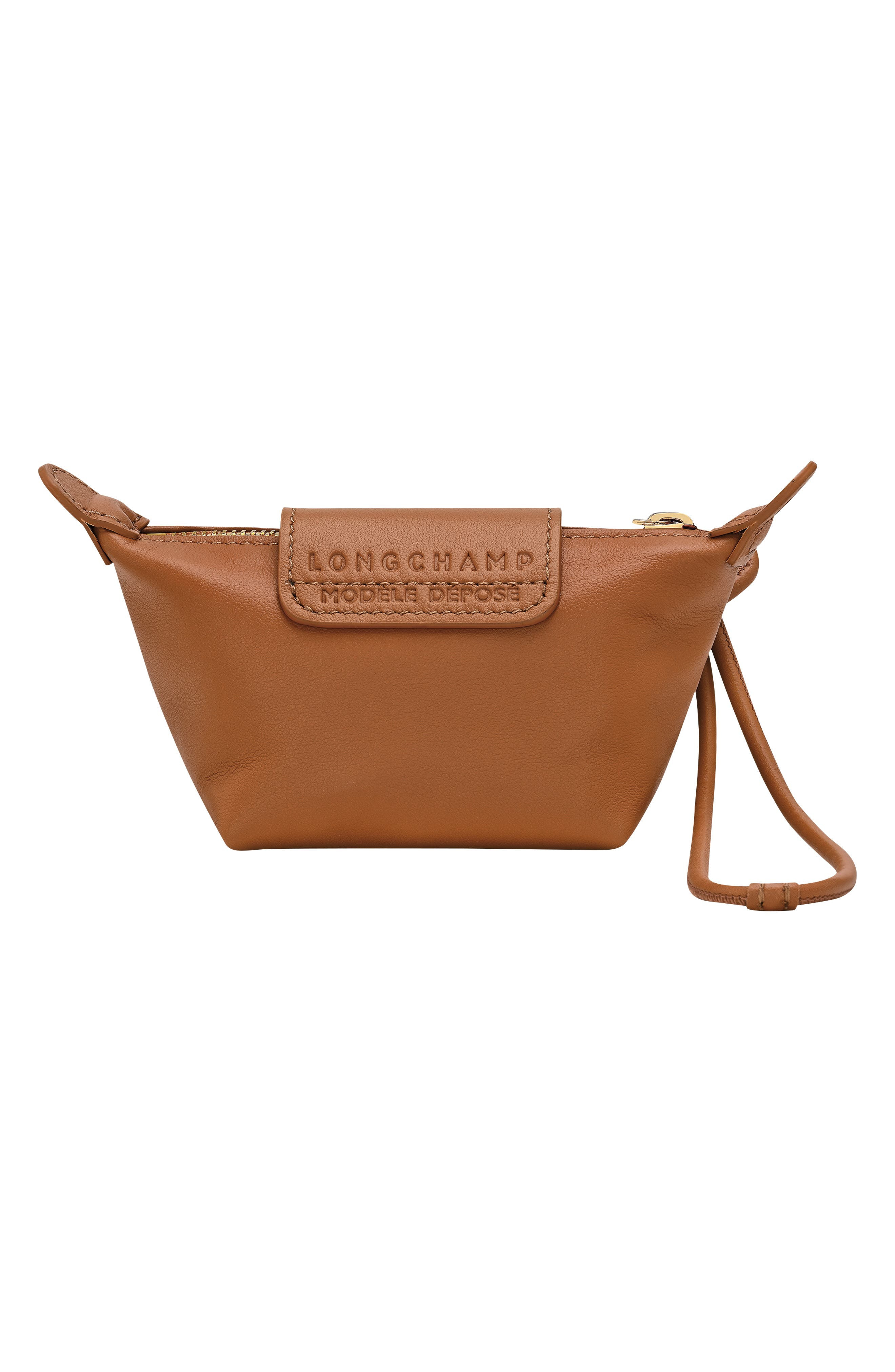 Longchamp Le Pliage Xtra Leather Coin Purse in Cashew at Nordstrom - 2