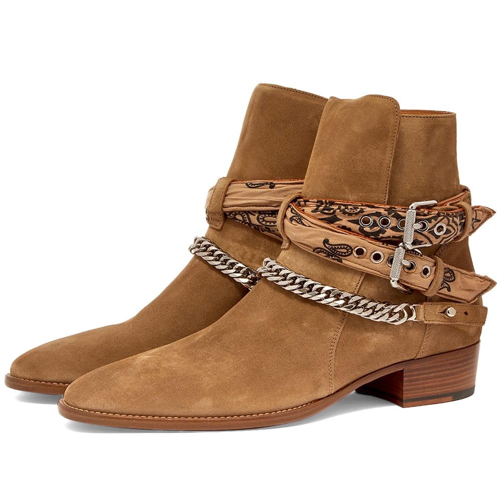 AMIRI Tonal Bandana Buckle Boot - 1