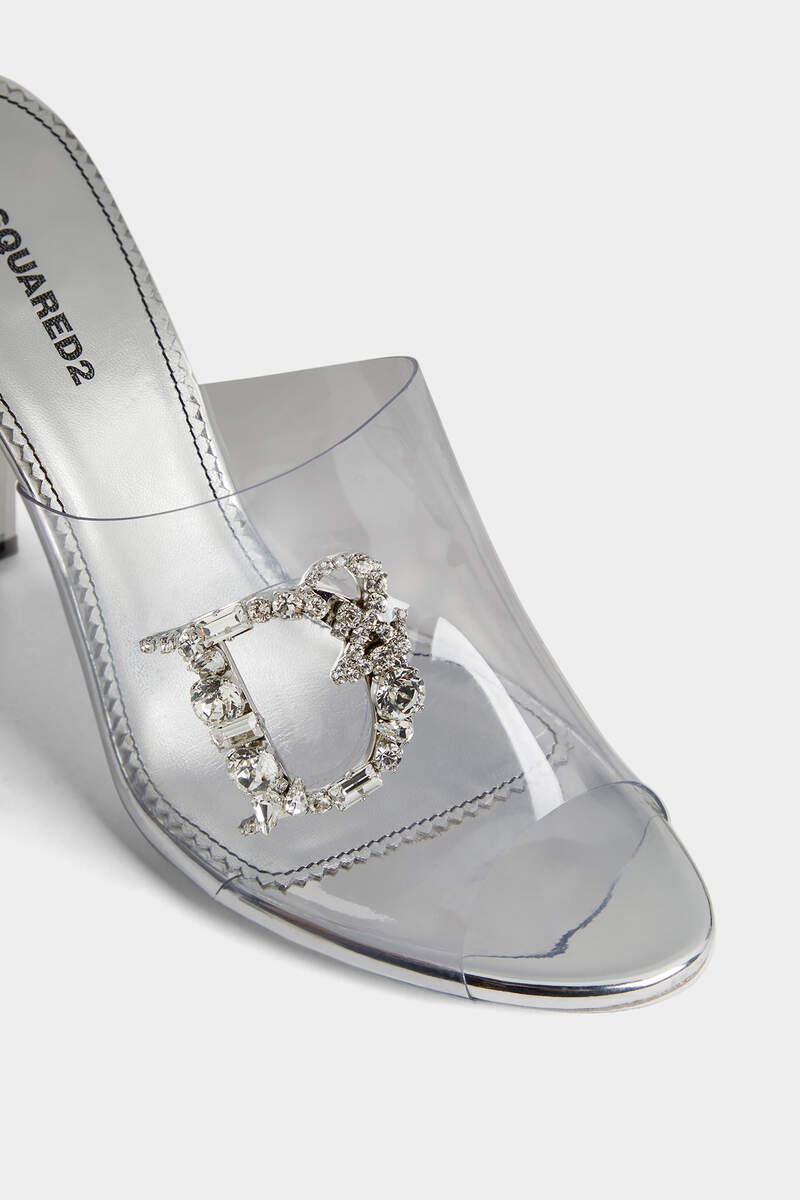 TRANSPARENT QUEEN  SANDALS - 4