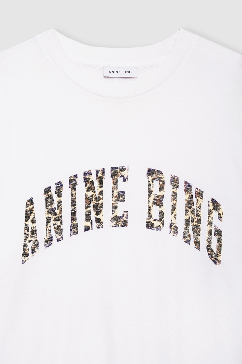Walker Tee Anine Bing Leopard - Ivory - 4
