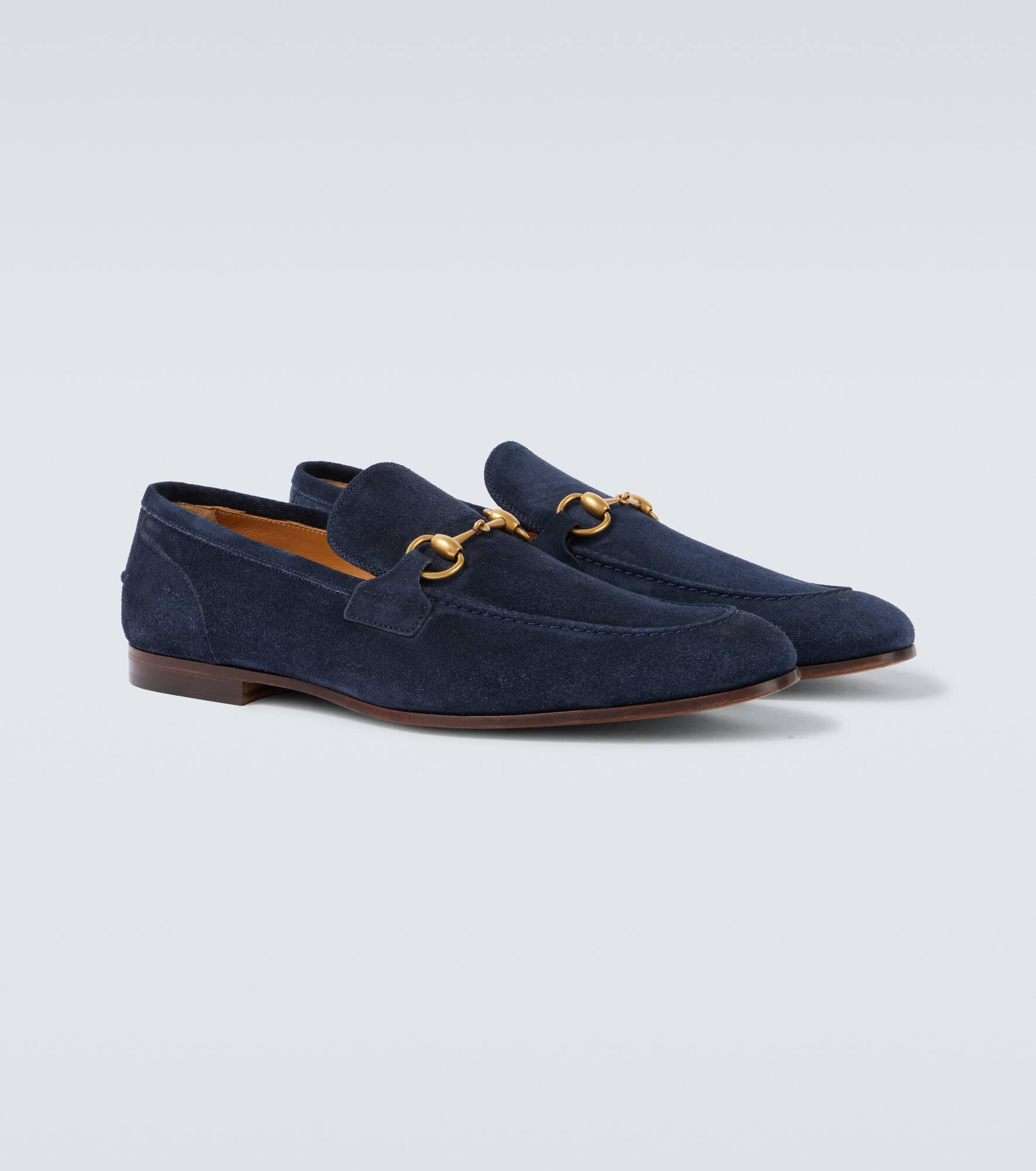 Gucci Jordaan Horsebit suede loafers - 5