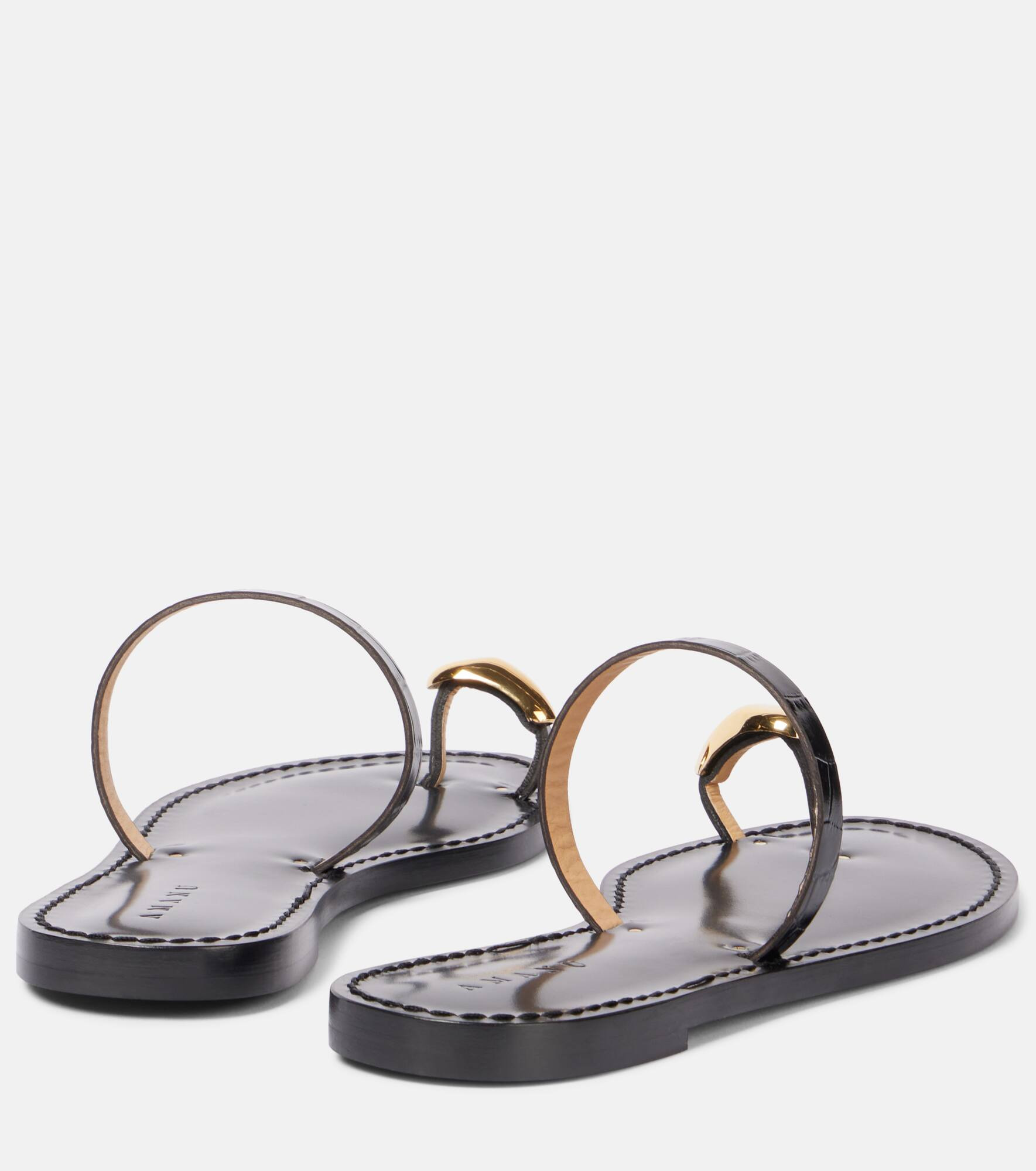 Kibera embellished leather sandals - 2