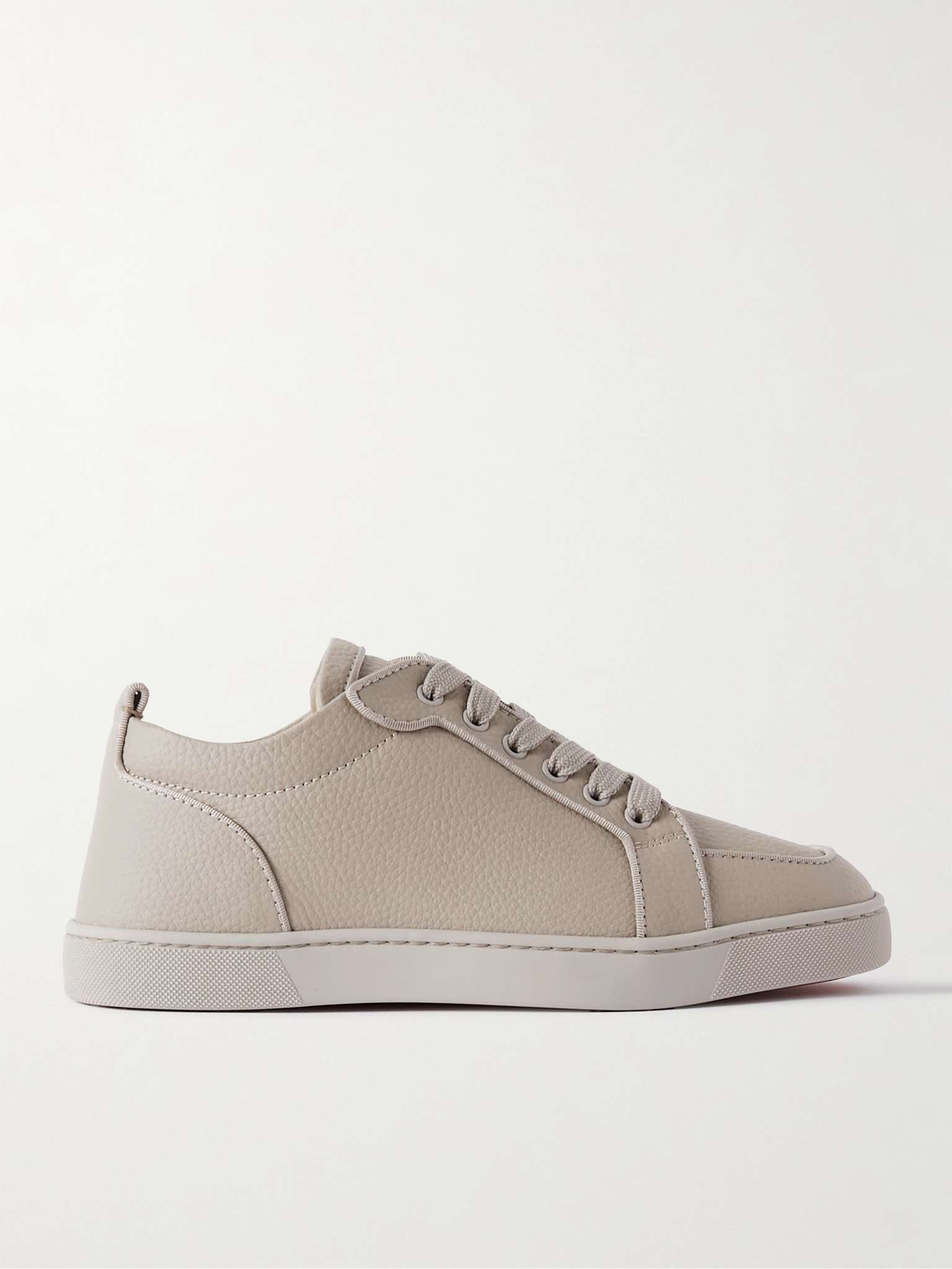 Rantulow Orlato Grosgrain-Trimmed Full-Grain Leather Sneakers - 1