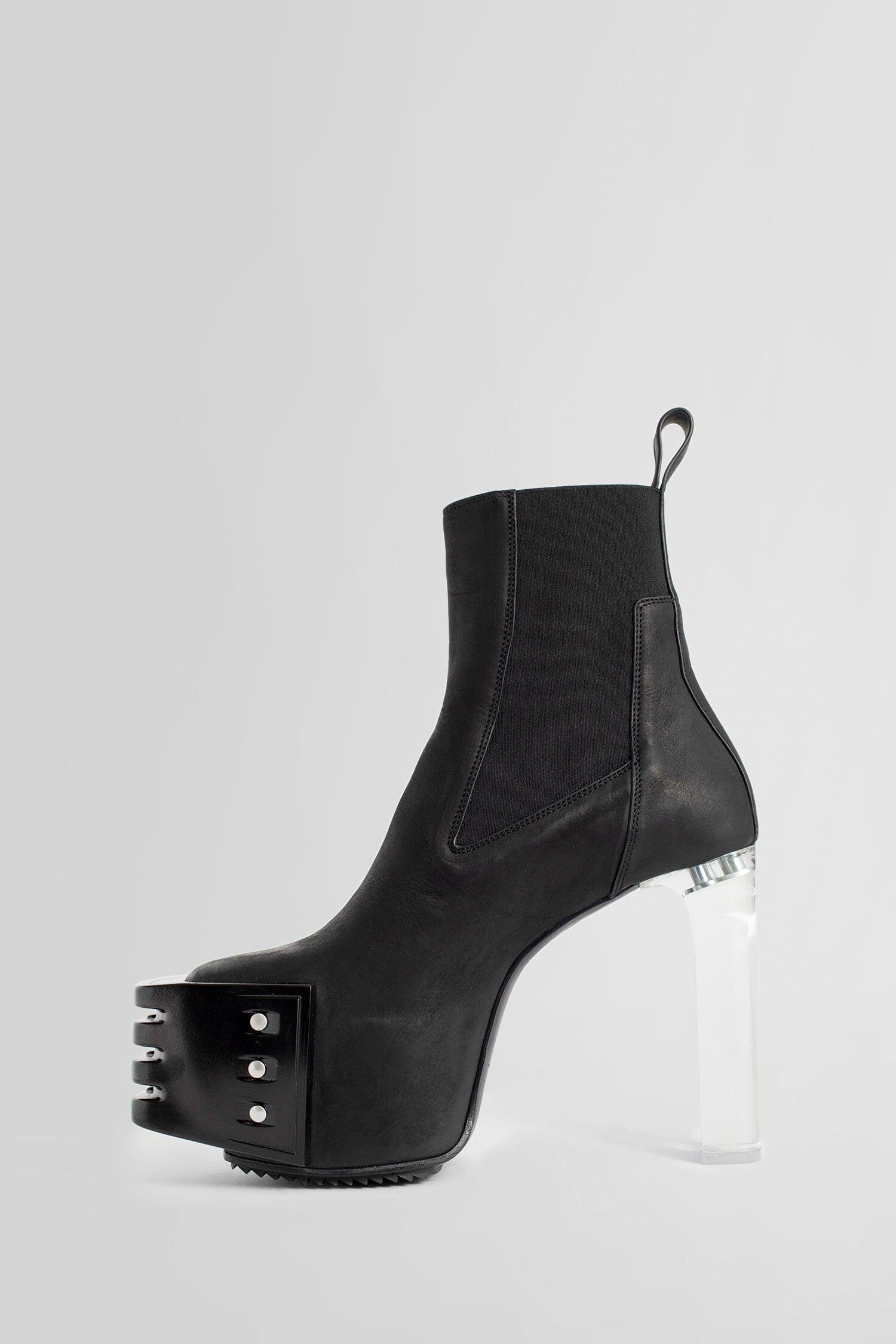 RICK OWENS WOMAN BLACK BOOTS - 4