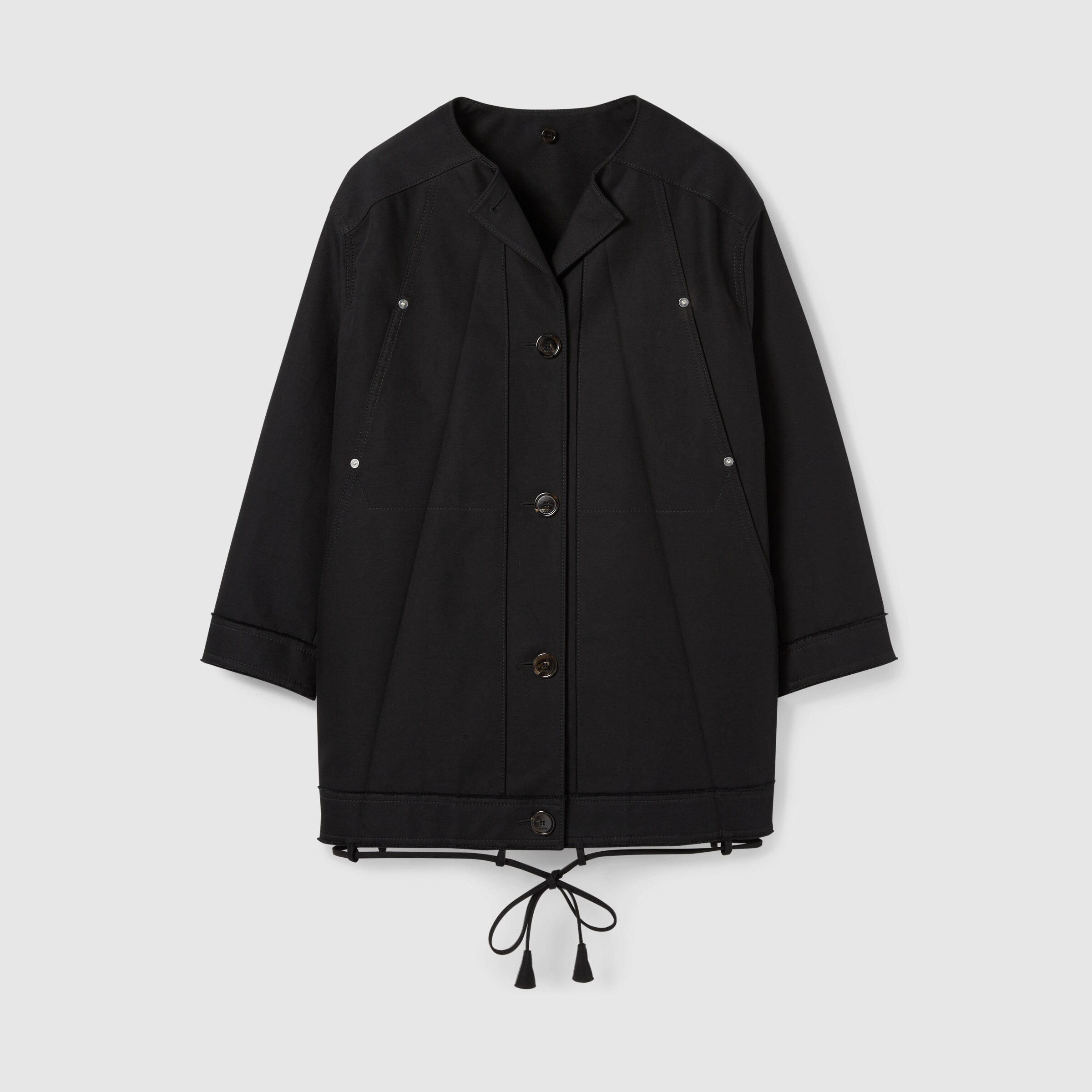Cotton gabardine bomber jacket - 8