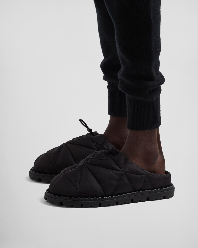 Prada Quilted nylon sandals outlook