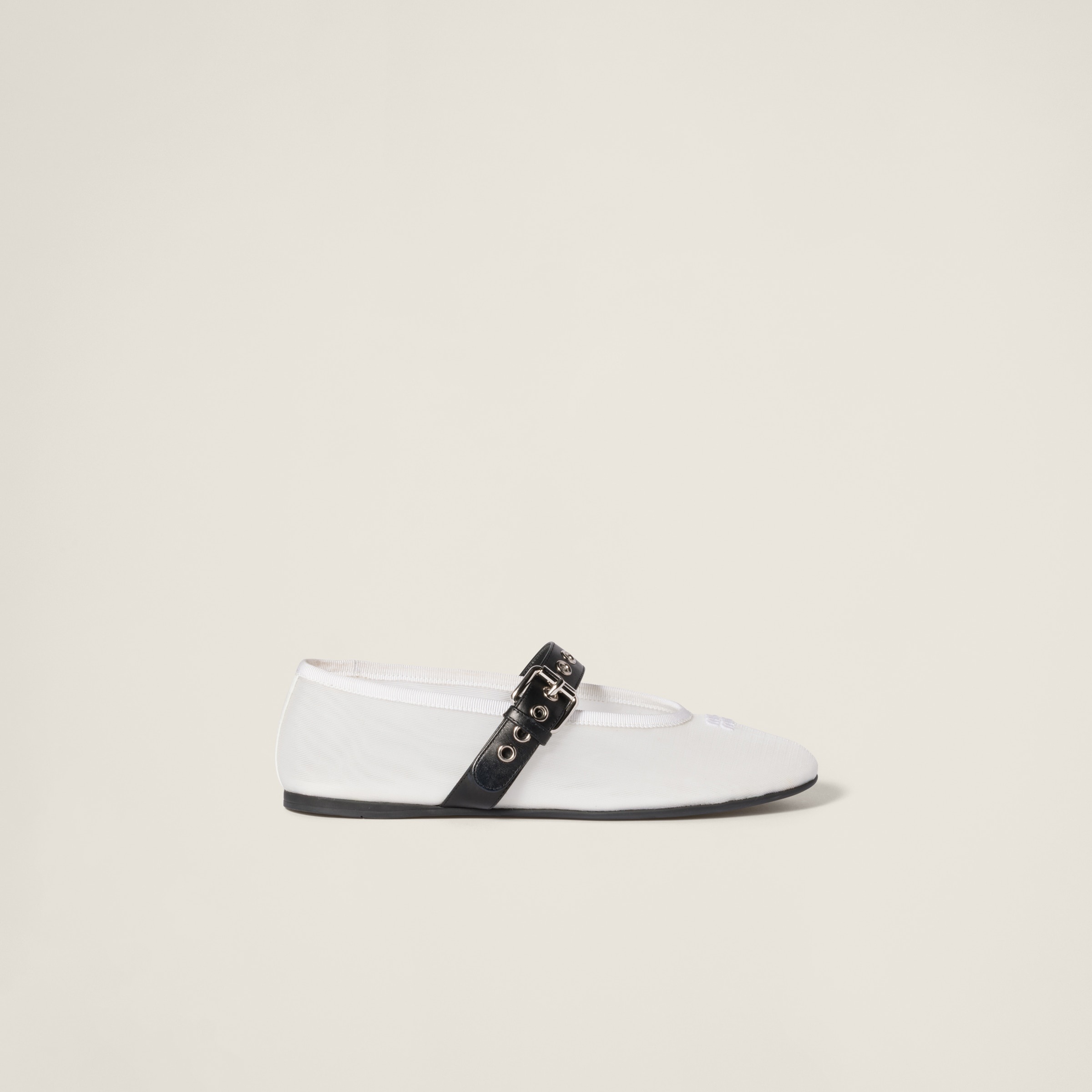 Mesh fabric ballerinas - 2