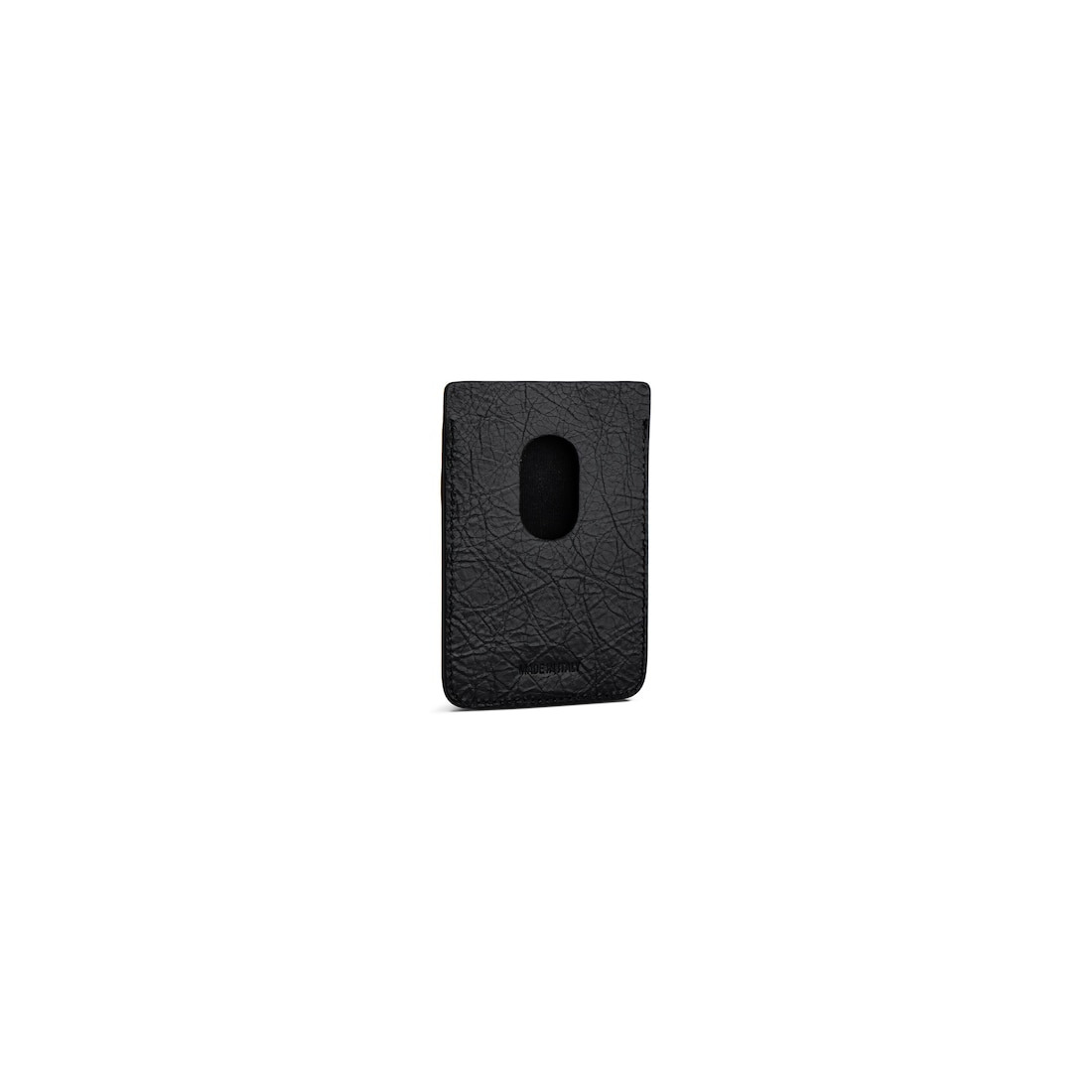 Men's Cash Magnet Card Holder in Black/blue Sky - 2