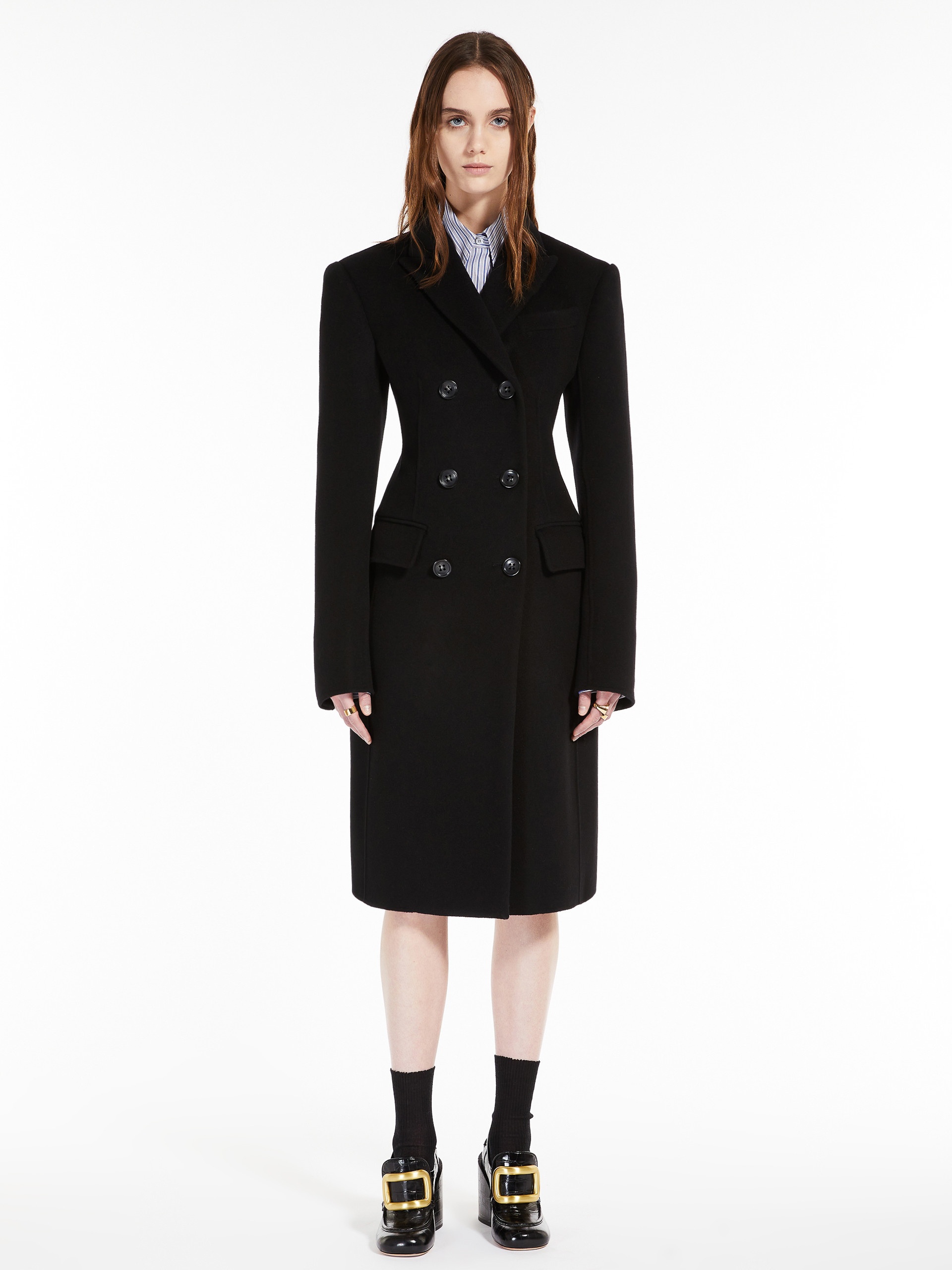 MORGANA Double-faced woollen cloth coat - 2