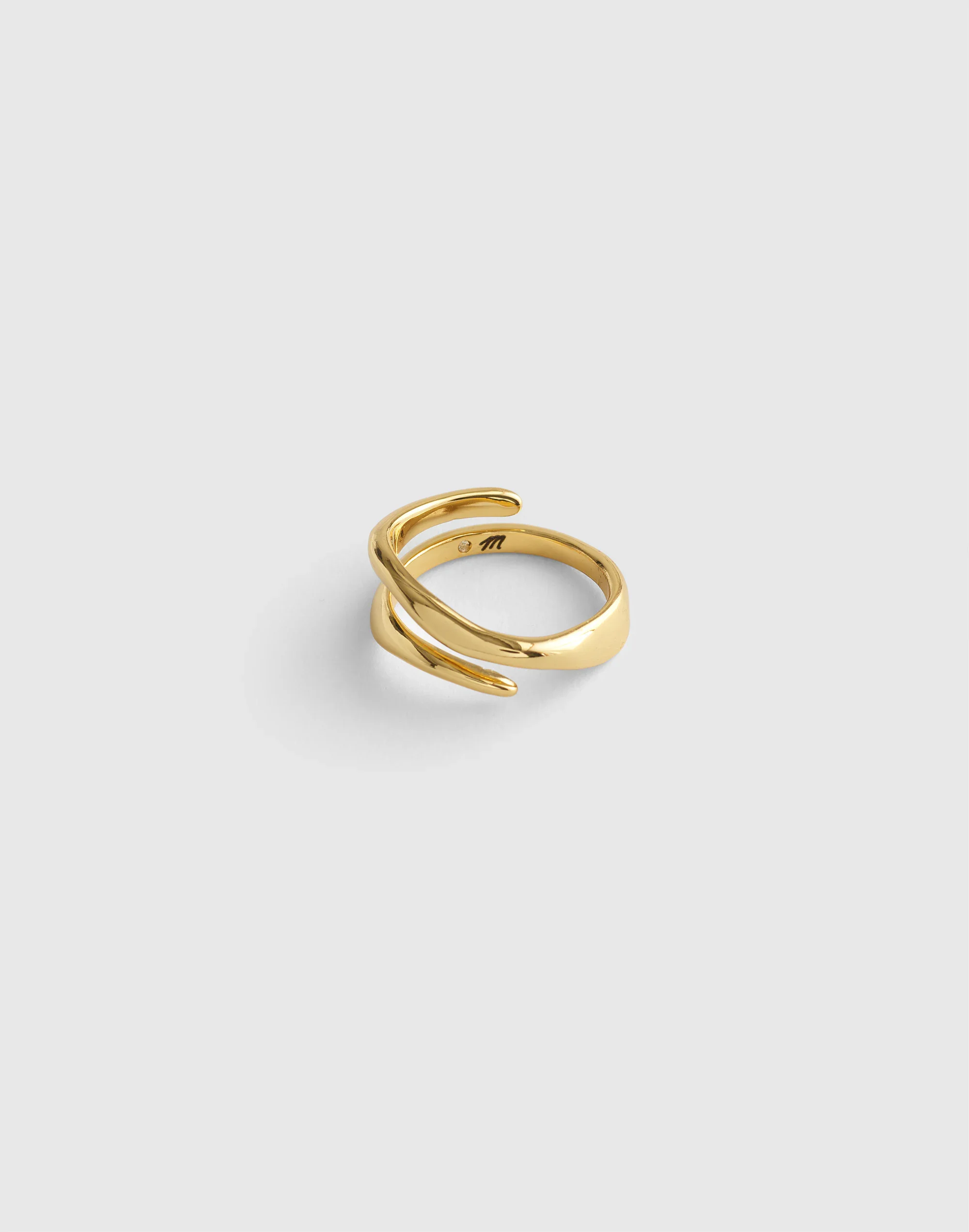 Sculptural Illusion Statement Ring - 1