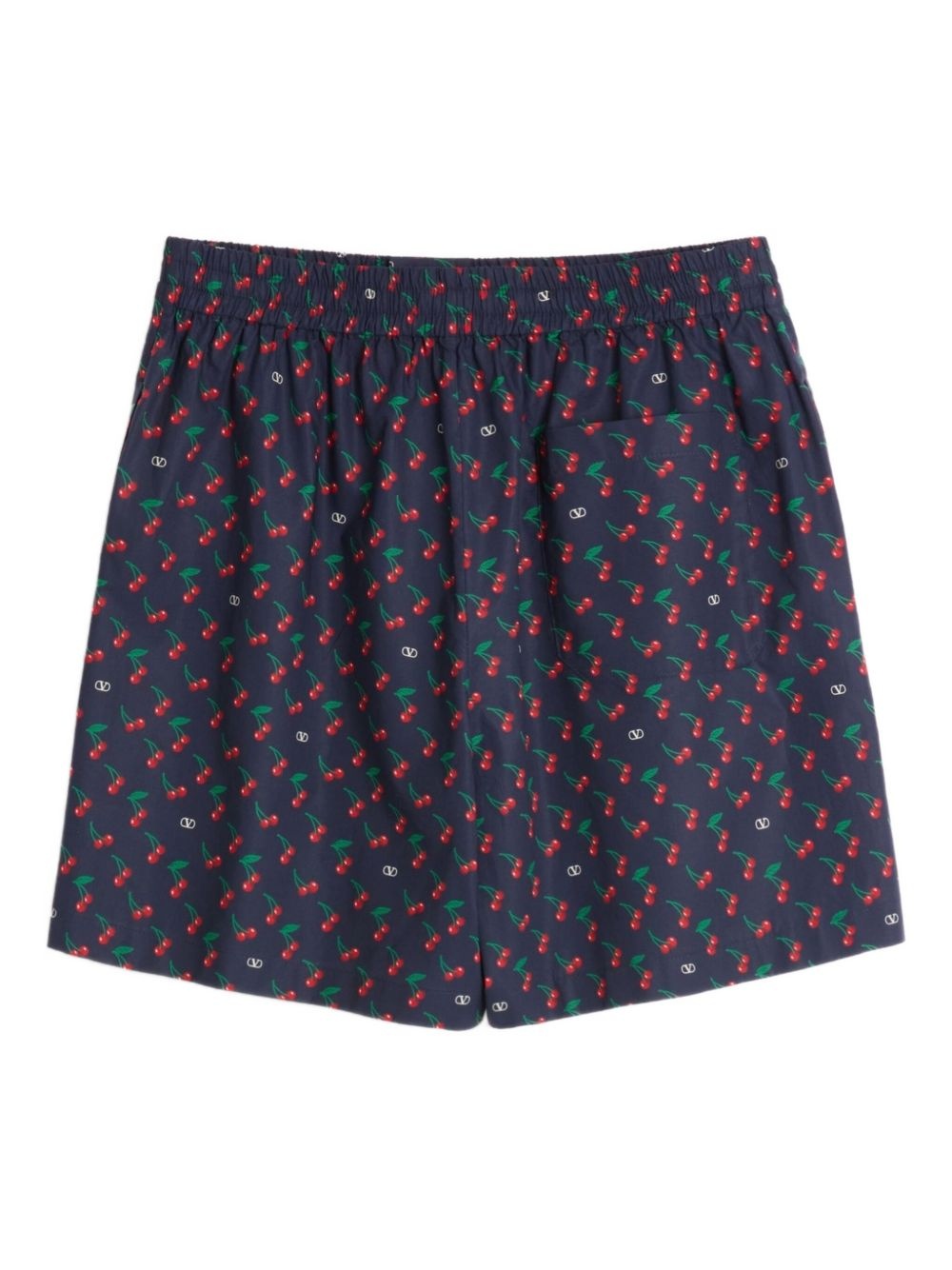 cherry print shorts - 2