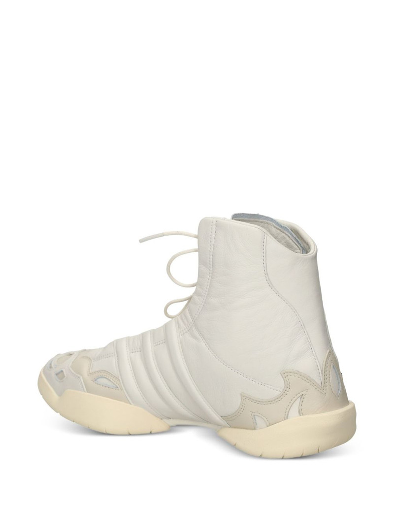 Regu 2002 Hi lace-up leather high-top trainers 3