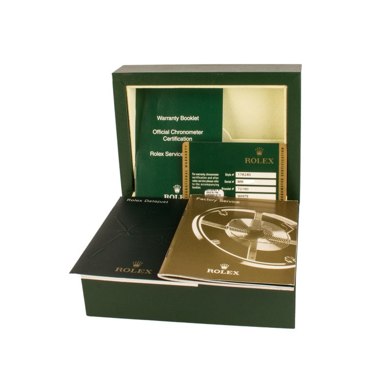 Rolex Datejust 31 ref 178240 White Dial - 4
