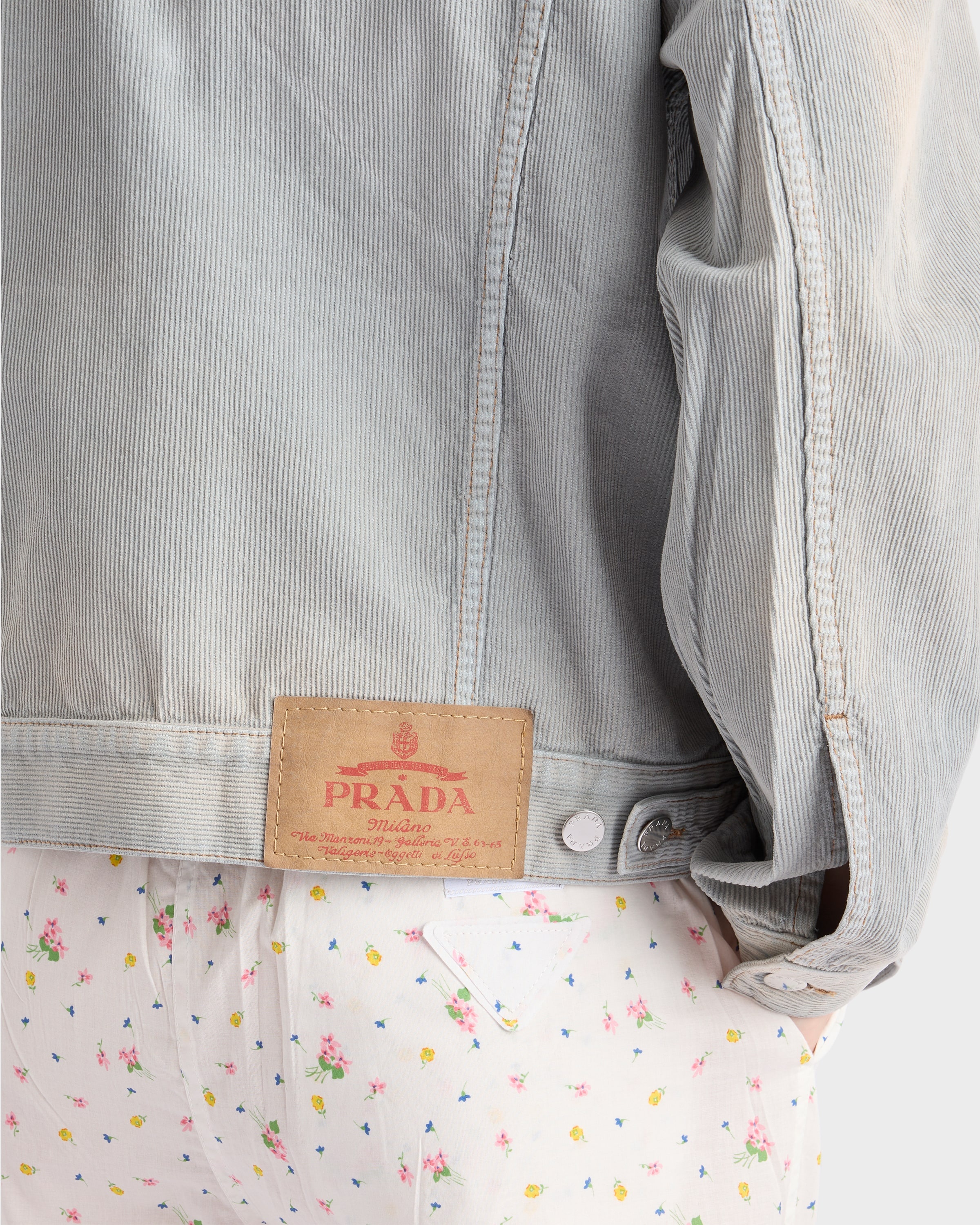 Corduroy blouson jacket - 6