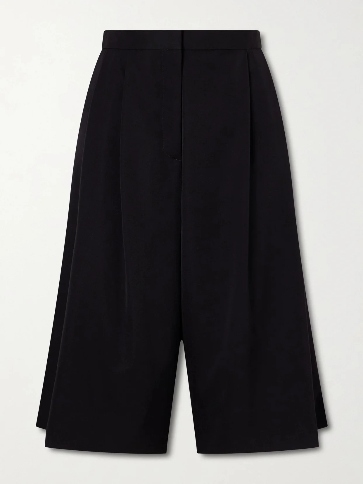 Kalyan Pleated Wool Shorts - 1