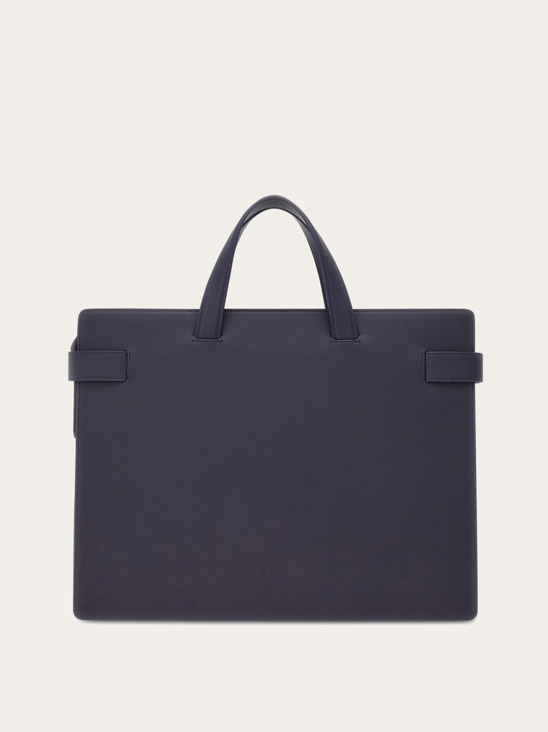 Briefcase with Gancini buckles 4
