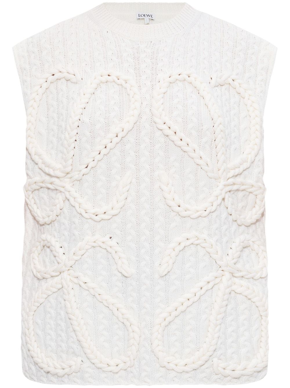 Anagram knit vest - 1