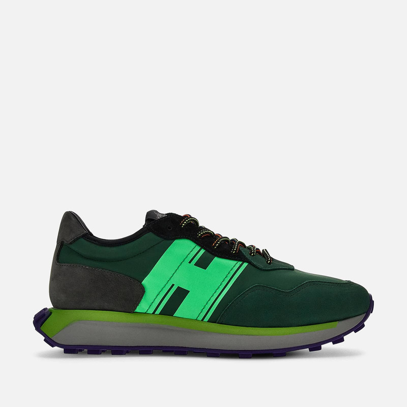 운동화 Hogan H601 녹색 회색 1