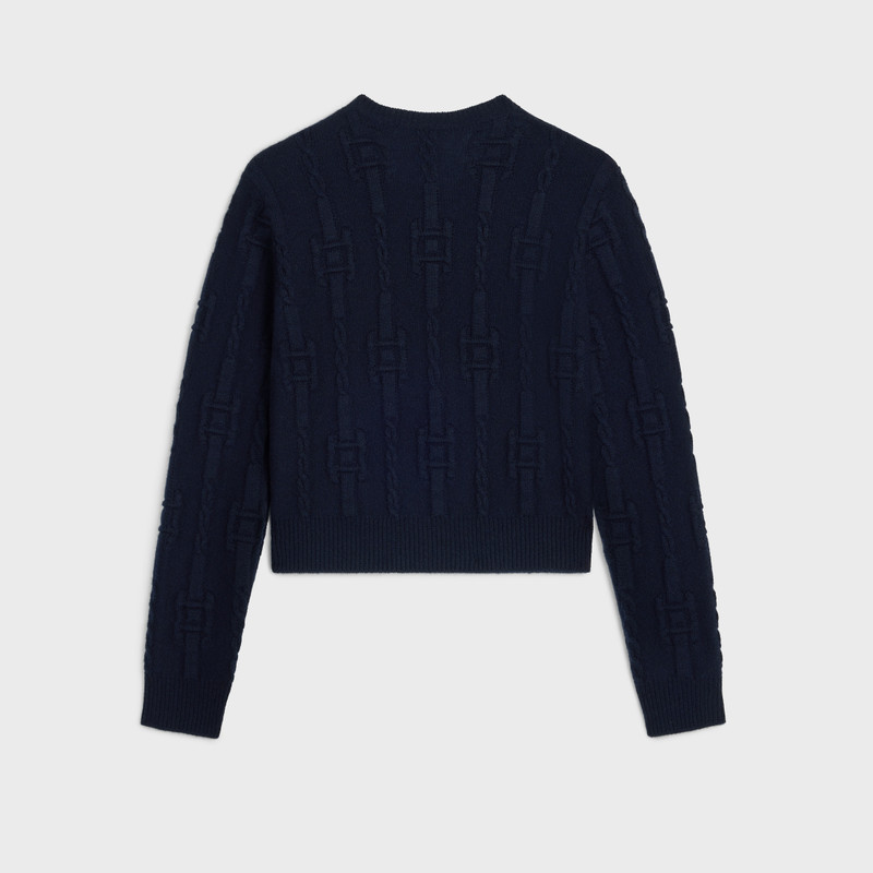 CELINE crewneck sweater IN chains cashmere outlook