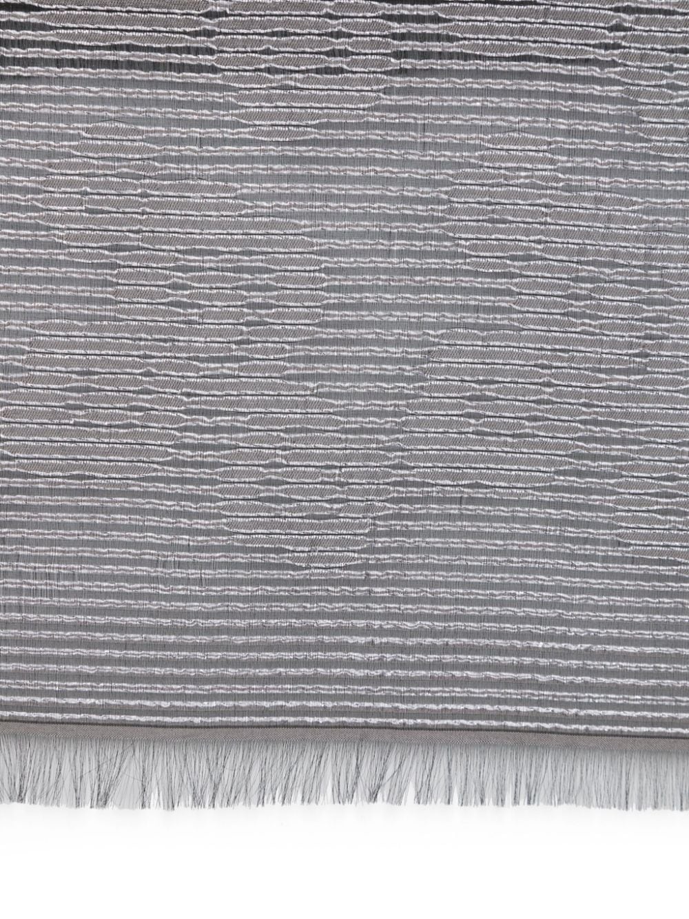 lurex-detail scarf - 3