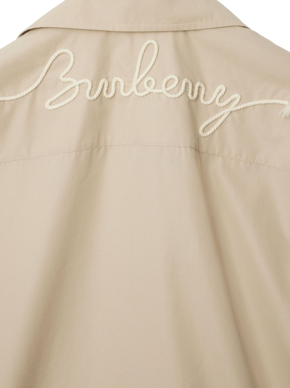 logo-embroidered shirt - 2