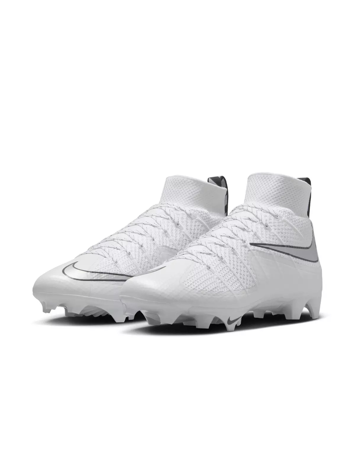 Vapor Edge 360 Untouchable "White/Metallic Silver/Black" Men's Football Cleat - 5