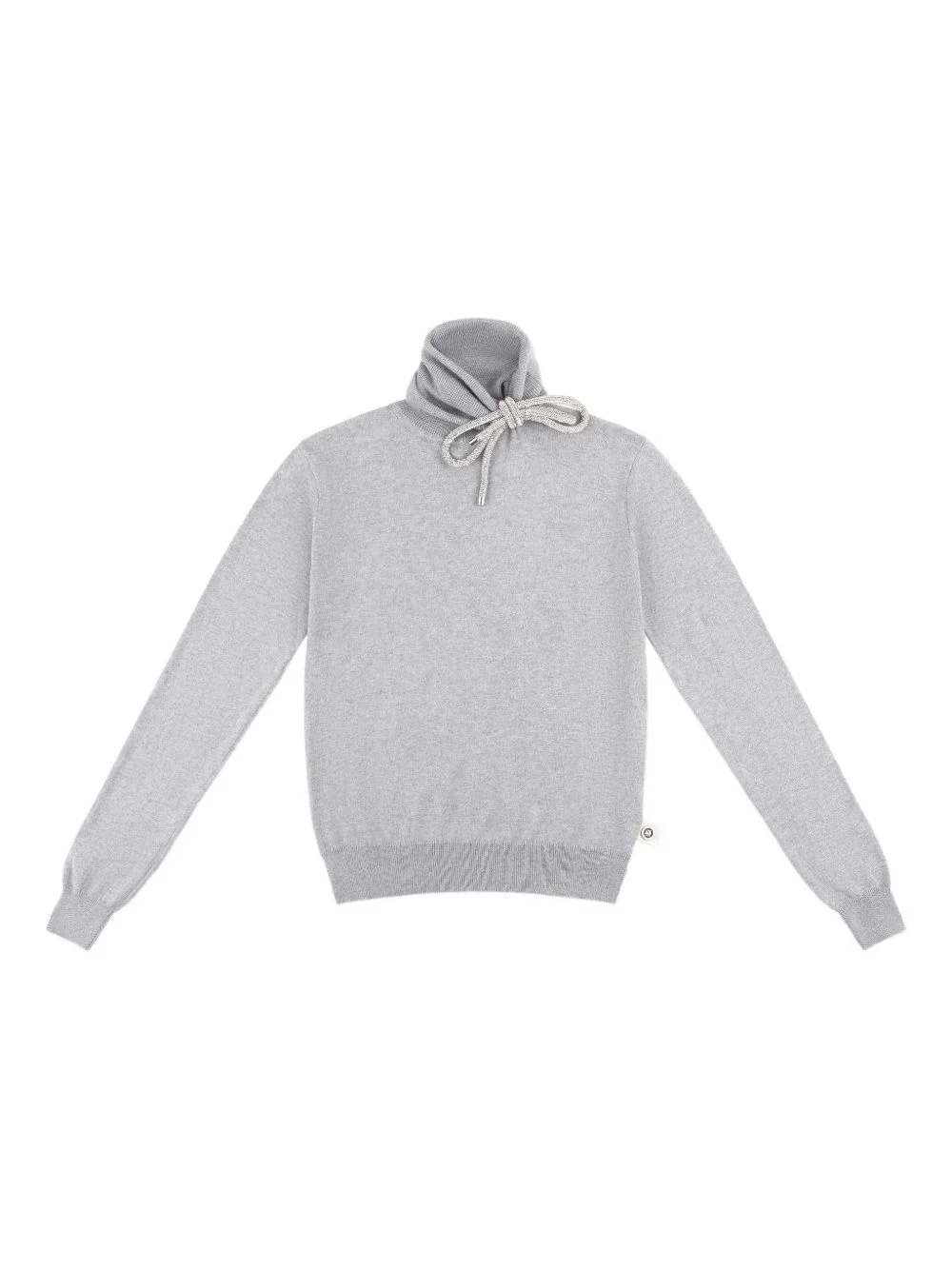 crystal-knot turtleneck sweater - 1