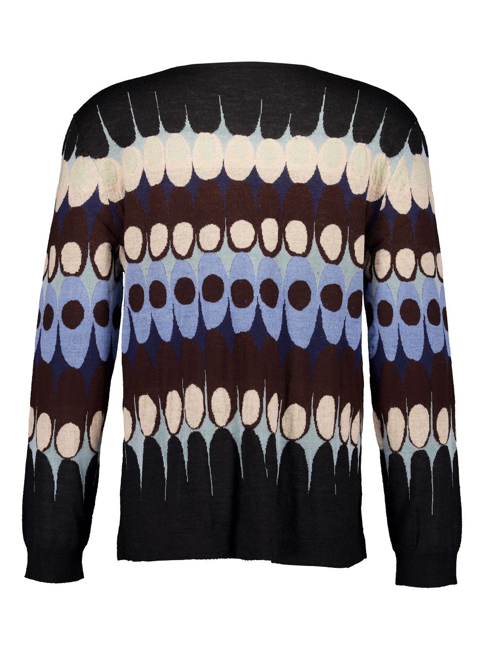 jacquard crew-neck jumper - 2