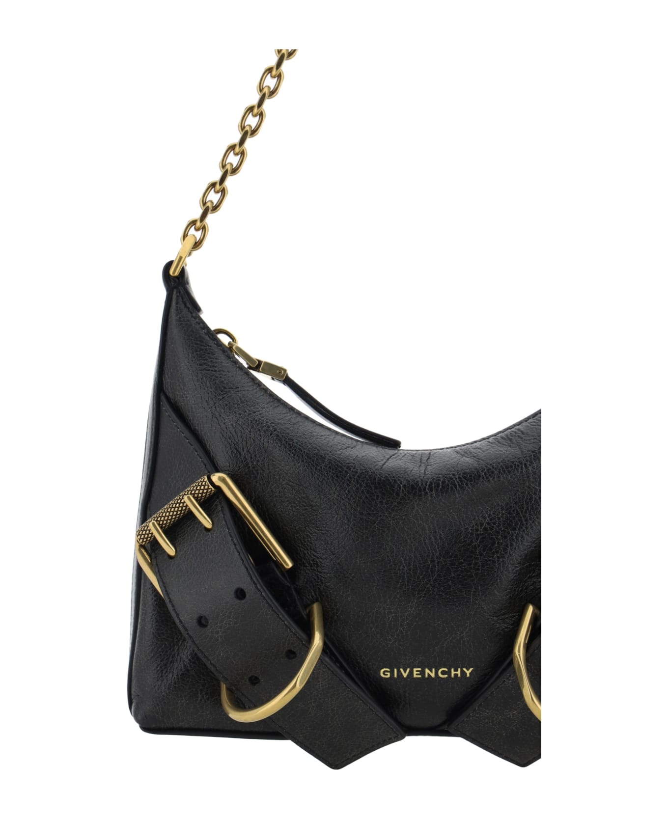 Voyou Leather Shoulder Bag - 4